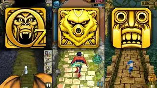 Temple Run Oz Vs Spirit Run Vs Temple Run - Endless Run Gameplay
