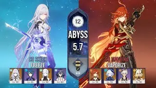C0 Skirk & C0 Mavuika | NEW Spiral Abyss 5.7 - 5.8 | Genshin Impact