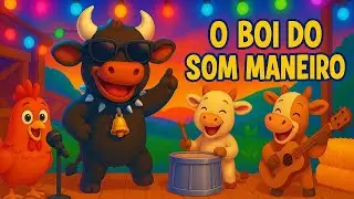 O Boi do Som Maneiro 🐮 | Clipe Musical Divertido com Animais em 3D