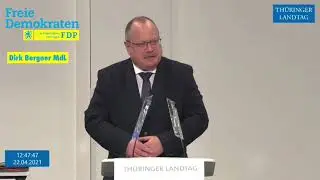 FDP Dirk Bergner Zensus 2022 Th&uuml;ringer Landtag