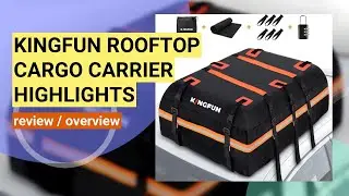 Kingfun Rooftop Cargo Carrier Review: The Ultimate Waterproof Car Roof Bag