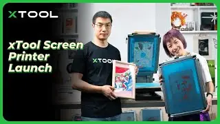 Знакомьтесь с xTool Screen Printer! Первое решение для домашней лазерной трафаретной печати!