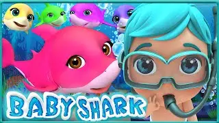 Remix baby shark dance with his friend🦈🐬#babyshark  Baby songs - Nursery Rhymes & Kids Songs