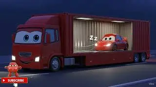 The Red Car Gets Lost! 😱🚗 | Pixar Cars | Kids Cartoon