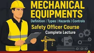 Mechanical Equipments in Safety Officer Course | Types, Hazards, Controls & Interview Questions