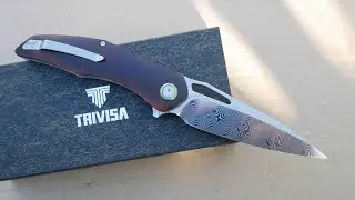 TRIVISA Taurus 01, SY04-RW-D, damascus, Rosewood