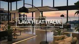 The Arco Electric Patio Heater from LAVA HEAT ITALIA