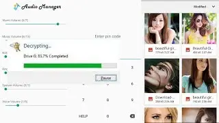 How to view photos and videos in audio manager without password