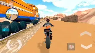 Offroad Bike vs Train by GT Action Games - Android Gameplay