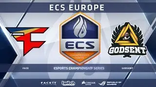 FaZe vs GODSENT - Dust 2 (ECS Season 2 Europe)