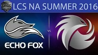 [LoL VODs] FOX vs P1 Game 1 | LCS NA Summer 2016 (04.06.2016) - Echo Fox vs Phoenix1