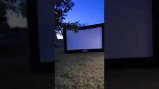 awesome inflatable movie projector screen!!   