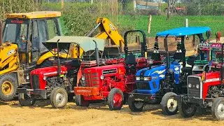 JCB 3dx Eco Excellence Loading Mud Tractor Stuck Eicher 380 Massey 241 Swaraj 855 Kubota Jcb Tractor
