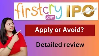 FirstCry IPO Review | FirstCry IPO apply or not | FirstCry IPO
