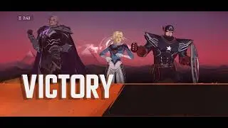 Marvel Mystic Mayhem - Alliance War VIII - Giant Zzutak (Full Soul DPS Captain America,No Stun/Heal)