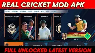 Real Cricket&trade; MOD Apk 🔥 Version 4.5 | Free Unlock RCPL Auction | Free Unlimited Coins & Ticket