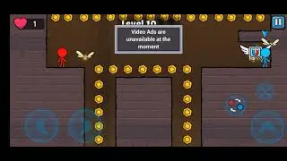 Red and Blue Stickman 2 | Level #10