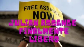 #JulianAssange &egrave; finalmente LIBERO #freeassange