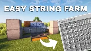 Easy String Farm in Minecraft 1.21.11 (Works on Servers)