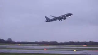 Royal Jordanian departure from Manchester airport