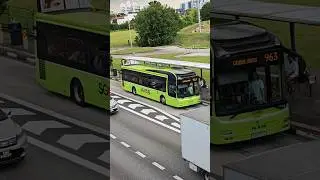 SMB3110G 963 with Euro VI MAN rimcaps departing Clementi Stadium for Woodlands #towertransit #mana22