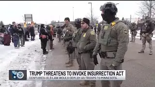 Trump threatens to send US troops to Minnesota