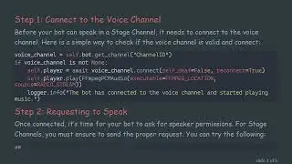 How to Make Your Discord Bot a Speaker in a Stage Channel Using Python