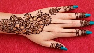 Mehndi Design Simple Back Hand | Easy And Beautiful Mehndi Design For Girls |Mehndi Ka Design|Mehndi