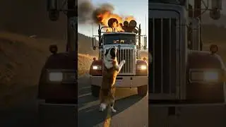 The Brave Dog Who Saved a Trucker from a Fiery Disaster&rdquo;