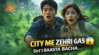 Poori City Zehri Gas Mein 😨 | EXIT Korean Movie Explained in Hindi/Urdu