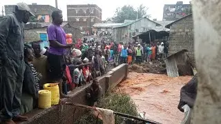 a bridge collapse in kariadudu ruaraka