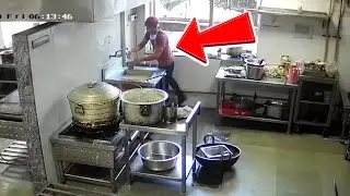 😱WORKPLACE ACCIDENT IN THE KITCHEN