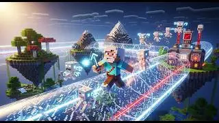 Minecraft AI Cinematic: The Sky-Archipelago City - Gravity-Defying Mega Build