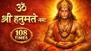 ॐ श्री हनुमते नमः 108 Times | Hanuman Beej Mantra for Power, Protection & Fear Removal