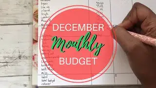 DECEMBER 2019 MONTHLY BUDGET | ERIN CONDREN NOTEBOOK | PLAN WITH ALYSE