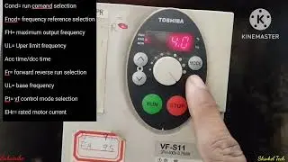 Toshiba Vfd vf-s11 Parameter | Toshiba Vfd Basic Parameter