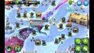 Alien Creeps TD - Stage 27 Frozen Fissure (5 stars challenge)