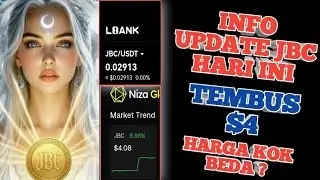 О...Цена достигла 4 долларов🤩 Сегодняшнее обновление $JBC | Почему цена отличается?🤔