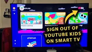 How To Sign Out Of YouTube Kids On Smart TV & Google TV | Remove YouTube Kids Profile