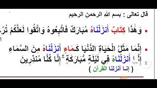 الموقع الإعرابى لجملة  ( أنزلناه  ) فيما يلي