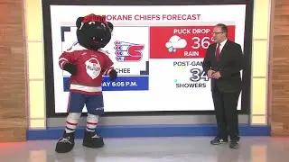 Boomer the Bear helps with icy, wet forecast