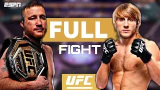 Justin Gaethje Vs Paddy Pimblett | Full Fight | UFC 322 Highlights
