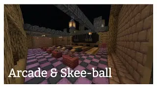 Arcade & Skee-ball | Building & Modeling a Minecraft Entertainment Center Pt. 1