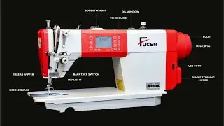 FT-S1: Single stepping Motor, Intelligent lockstitch Sewing Machine