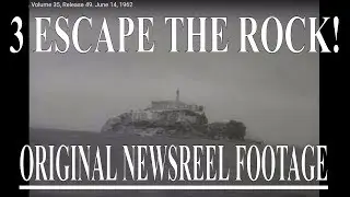3 Inmates Daring Alcatraz Escape In San Francisco Bay June 11th 1962