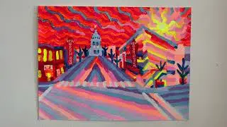 Here&rsquo;s my painting featuring the Madison Museum of Contemporary Art + the Capital building 🦋🌇🎨🦋