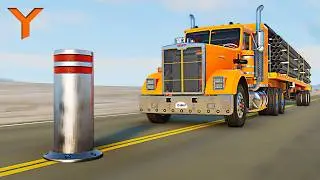 Realistic Crash Tests at Different Speeds #1 | BeamNG.drive