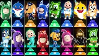 Baby Shark Friends 🆚 Oddbods Friends All Video Megamix. 🆚 Bluey Bingo 🆚 Cocomelon 🎶 Who Will Win?
