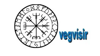 br&uacute;jula vikinga vegvisir - super amuleto protector
