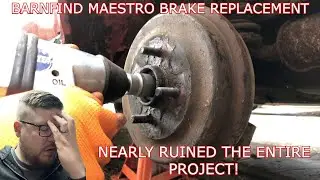 NEARLY RUINED THE BRAKES!!! - BARN FIND Austin Maestro gets a FULL braking system REFURB!